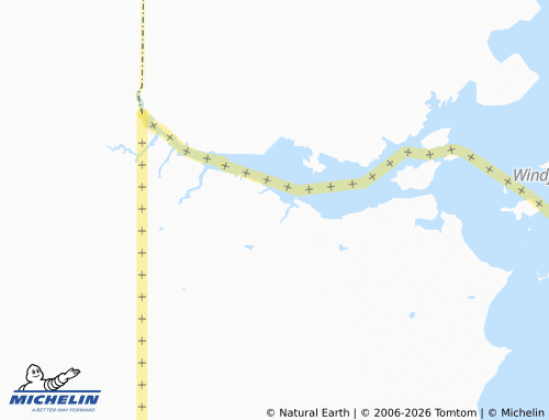 Mapa MICHELIN Angle Inlet - ViaMichelin
