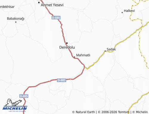 MICHELIN Mahmatlı map - ViaMichelin