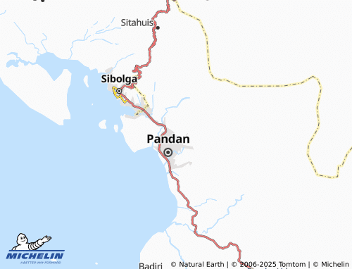 MICHELIN Sibuluan Terpadu map - ViaMichelin