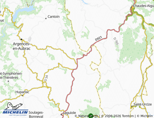 Mappa MICHELIN Lacalm - ViaMichelin