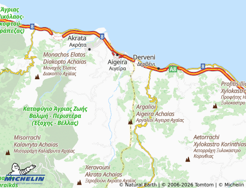 Carte MICHELIN Aiges - ViaMichelin
