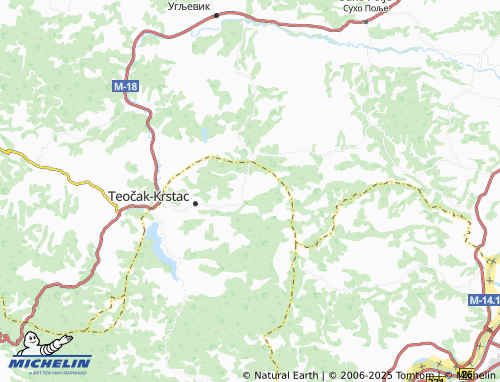 MICHELIN Bilalići map - ViaMichelin