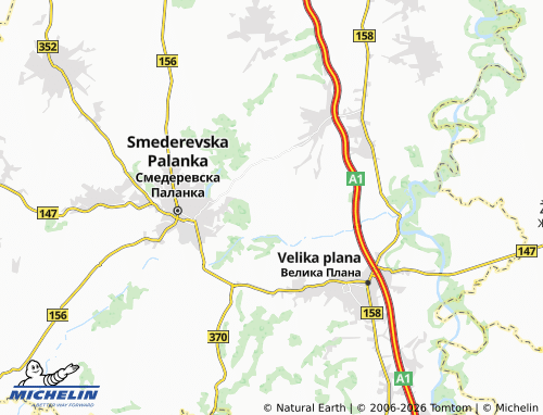Mapa MICHELIN Mala Plana - ViaMichelin