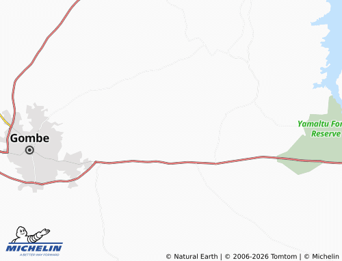 MICHELIN Danaje map - ViaMichelin