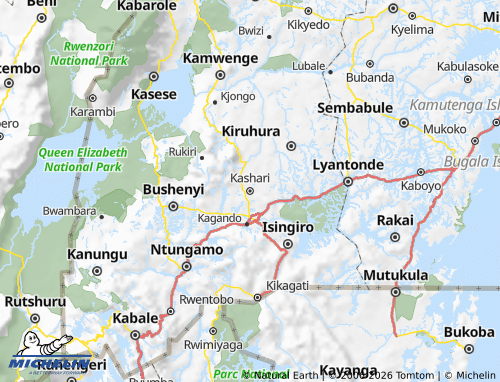 MICHELIN-Landkarte Kashari - ViaMichelin