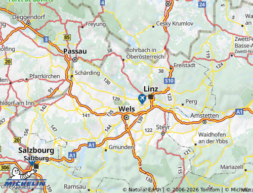 MICHELIN Urfahr map - ViaMichelin