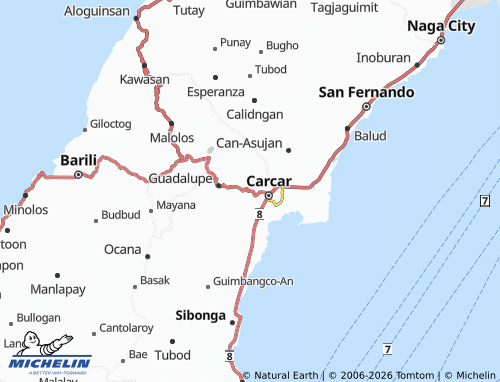 Mapa MICHELIN Bolinawan - ViaMichelin