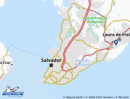 MICHELIN Campinas de Pirajá map - ViaMichelin