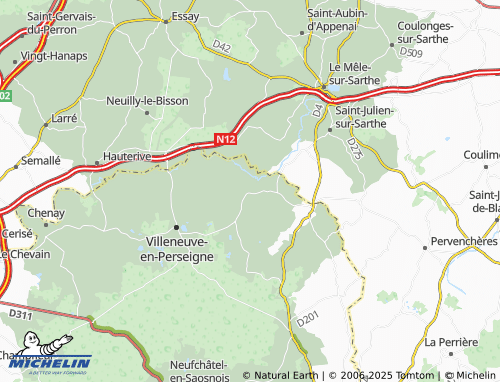 Mappa MICHELIN Roullée - ViaMichelin