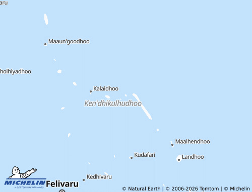 Mappa MICHELIN Hen'badhoo - ViaMichelin