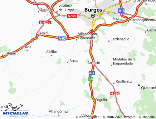 MICHELIN Villariezo map - ViaMichelin