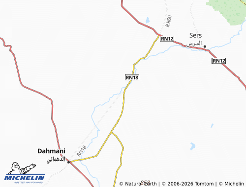 Carte MICHELIN Zouarine - ViaMichelin
