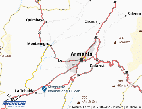 Mappa MICHELIN Hojas Anchas - ViaMichelin