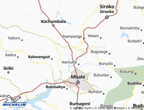 Mapa MICHELIN Nakaloke - ViaMichelin