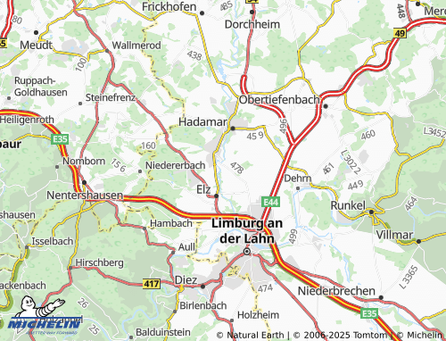 MICHELIN Am Brötzemühlenweg map - ViaMichelin