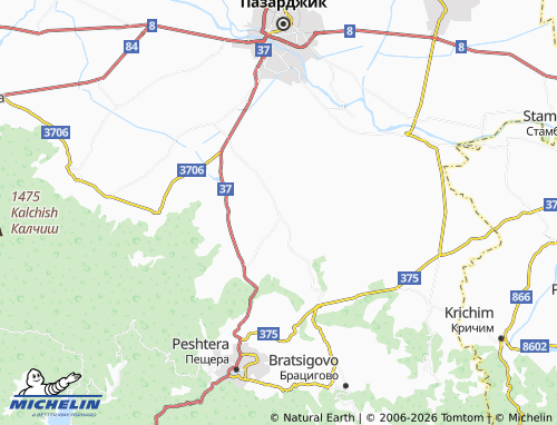 MICHELIN-Landkarte Kapitan Dimitrievo - ViaMichelin
