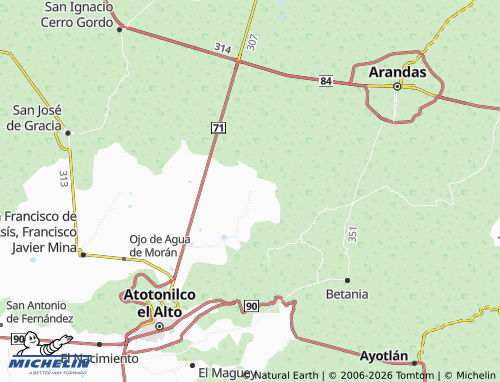 MICHELIN Monte Largo map - ViaMichelin