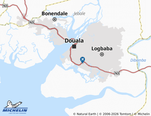 MICHELIN-Landkarte Bonadouma I - ViaMichelin