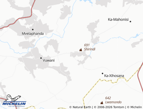 MICHELIN-Landkarte Mbhalati - ViaMichelin