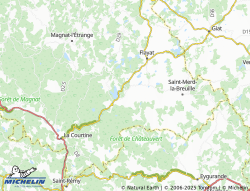 MICHELIN Méouze map - ViaMichelin