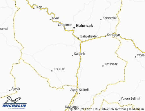 MICHELIN Sultanlı map - ViaMichelin