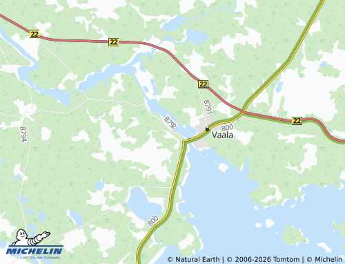 MICHELIN-Landkarte Poukamonkangas - ViaMichelin