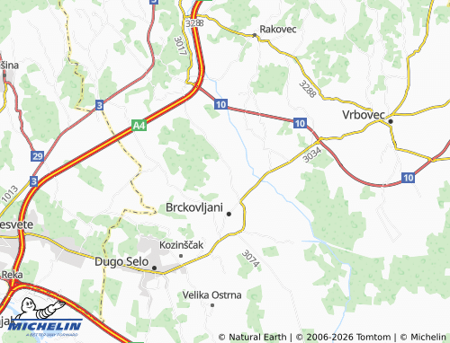 Carte MICHELIN Štakorovec - ViaMichelin