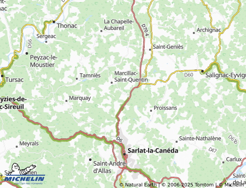 MICHELIN Saint-Quentin map - ViaMichelin