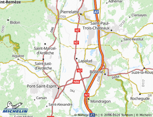 MICHELIN-Landkarte Lapalud - ViaMichelin