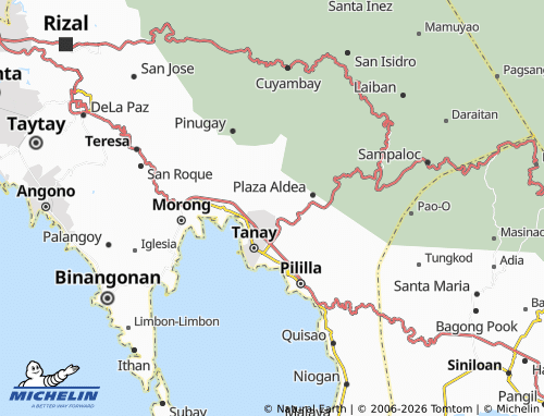 MICHELIN Katipunan-Bayan map - ViaMichelin