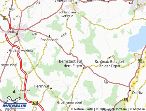MICHELIN-Landkarte Kemnitz - ViaMichelin