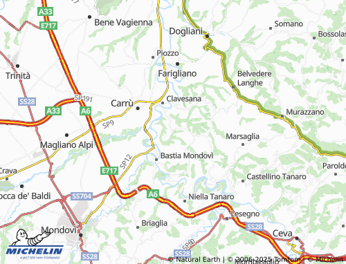 MICHELIN I Ferrua map - ViaMichelin