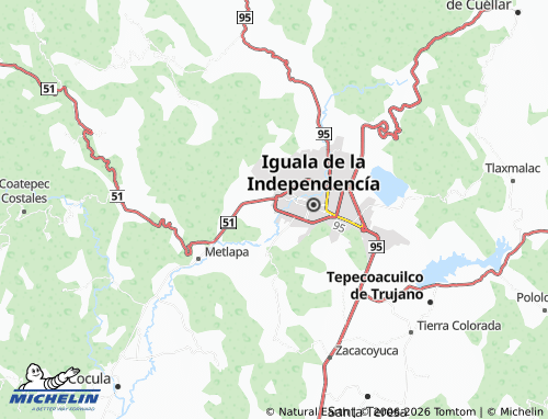 MICHELIN Prados de Iguala map - ViaMichelin