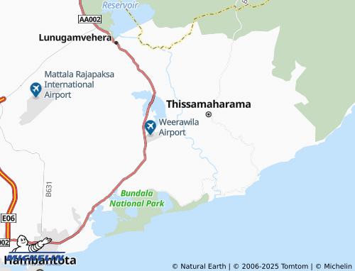 MICHELIN Uduvila map - ViaMichelin