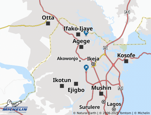 MICHELIN Alimoso map - ViaMichelin