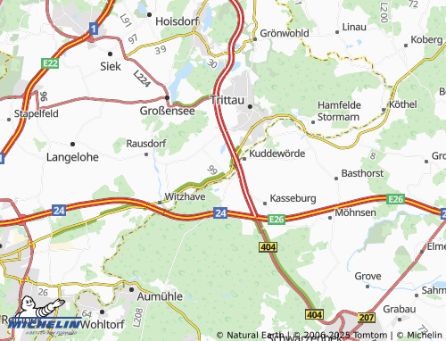 MICHELIN Grande map - ViaMichelin