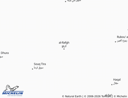Carte MICHELIN al-Rafgh - ViaMichelin