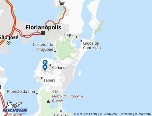 MICHELIN Rio Tavares Norte map - ViaMichelin
