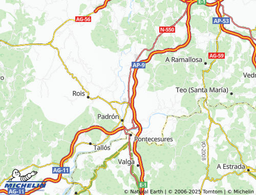 Mapa MICHELIN Quintáns - ViaMichelin