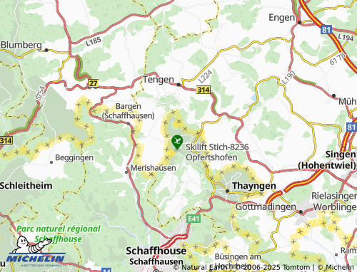 MICHELIN Altdorf Schaffhausen map - ViaMichelin