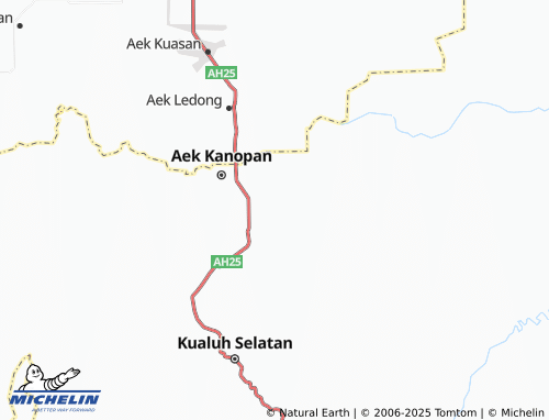 MICHELIN Perkebunan Membang Muda map - ViaMichelin