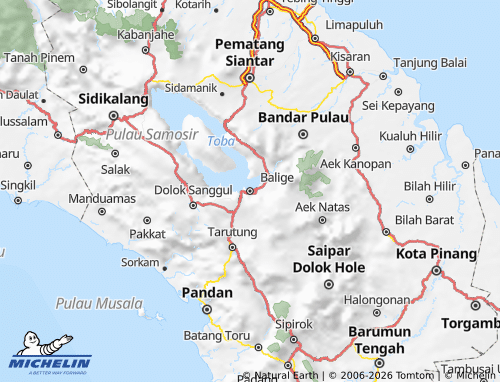 Mappa MICHELIN Toba - ViaMichelin