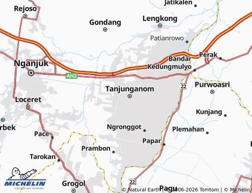 Carte MICHELIN Tanjung Anom - ViaMichelin