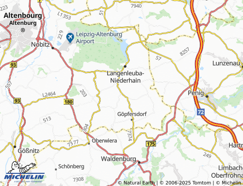 Kaart MICHELIN Frohnsdorf - ViaMichelin