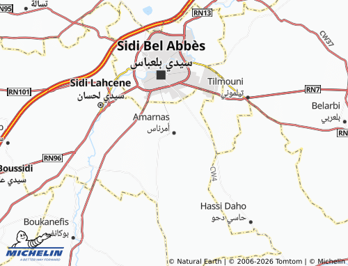 MICHELIN Amirnas map - ViaMichelin