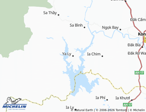 Mapa MICHELIN Ya Ly - ViaMichelin
