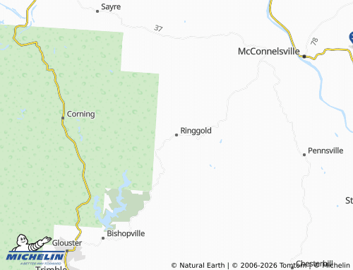 Carte MICHELIN Ringgold - ViaMichelin