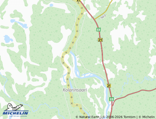 MICHELIN Saaripudas map - ViaMichelin