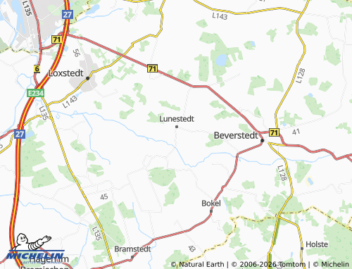 MICHELIN Freschluneberg map - ViaMichelin