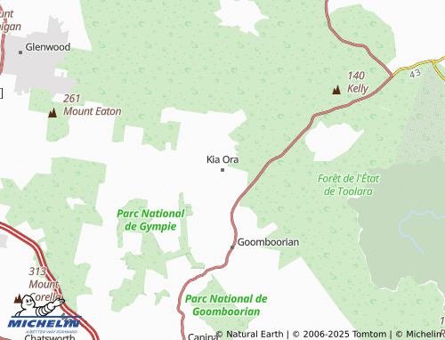 MICHELIN Kia Ora map - ViaMichelin